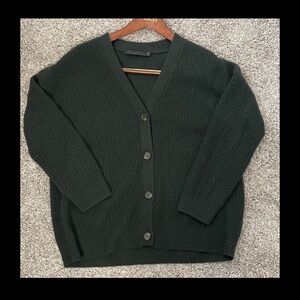 Jenni Kayne Cashmere Cocoon Cardigan in a gorgeous spruce green